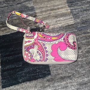 Vera Bradley Paisley Meets Plaid (retired 2012) wallet wristlet